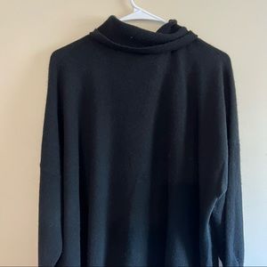lauren ralph lauren | 100% cashmere black turtleneck sweater
